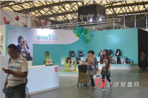 CKE婴童展会：evenflo演绎温馨满载而归
