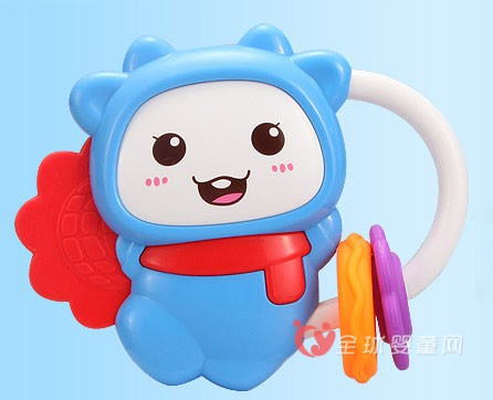 米宝兔摇铃牙胶 萌版小牛来袭