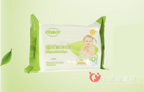 嗳呵婴儿手口湿巾 给宝宝的肌肤带来清爽感