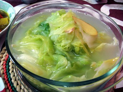 2个月孕妈食谱——白菜奶汁汤