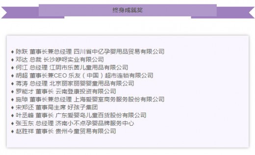 2015 CBME AWARDS入围获奖名单公布