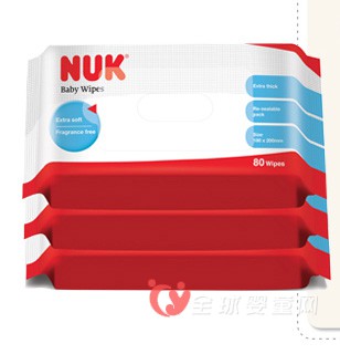 NUK超厚特柔湿纸巾 让宝宝不受细菌侵扰