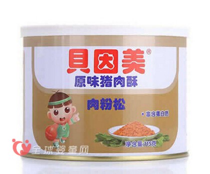 美味营养好辅食 贝因美宝宝原味营养肉酥