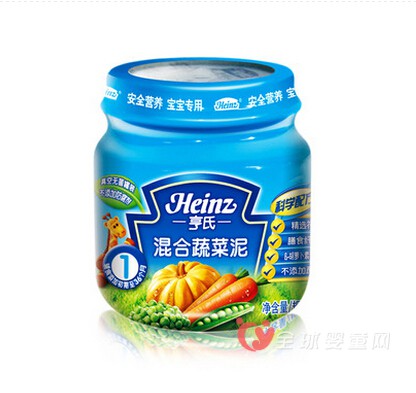 亨氏混合蔬菜泥给孩子更加健康的营养享受