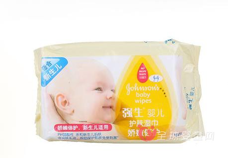 强生婴儿娇嫩倍护护肤湿巾柔软呵护 预防宝宝红屁屁