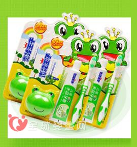 妙奇蛙儿童双效护齿牙刷 给予宝宝牙齿最深层的清洁