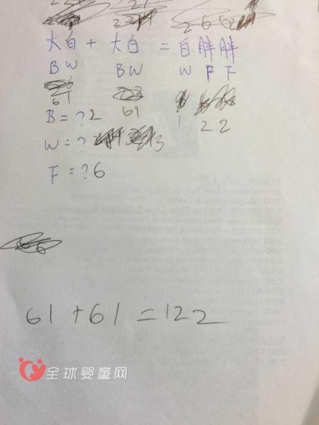 中美教育：中国一年级数学题目难倒美国小学生