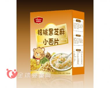 宝宝饿了吗给它吃纽滋美核桃黑芝麻小面片