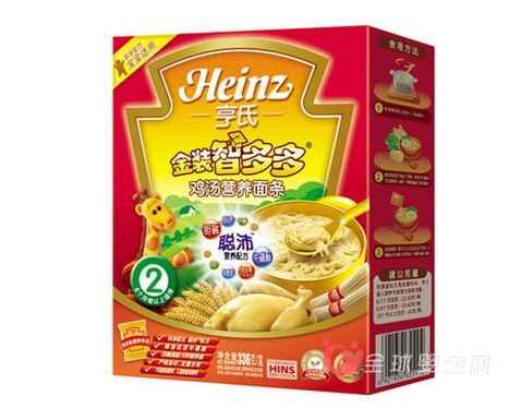 亨氏金装智多多鸡汤营养面条美味营养宝宝好辅食