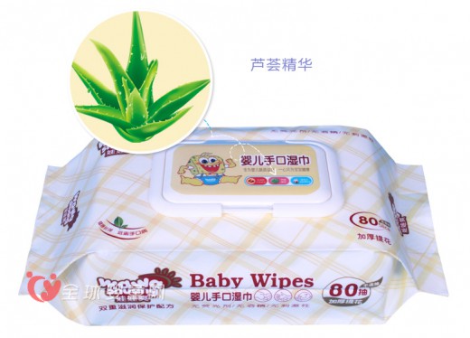 娃娃爽婴儿手口专用柔湿巾  让宝宝的肌肤如新生般洁净