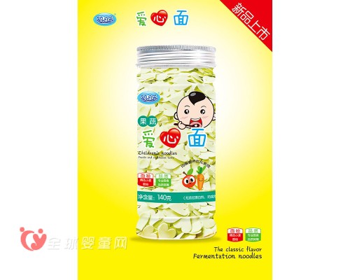 聪贝乐婴幼儿辅食：果蔬爱心面  让宝宝更爱吃