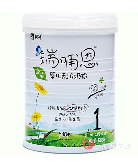 蒙牛奶粉瑞哺恩：亲适OPO配方婴幼儿奶粉  助力宝宝快乐成长