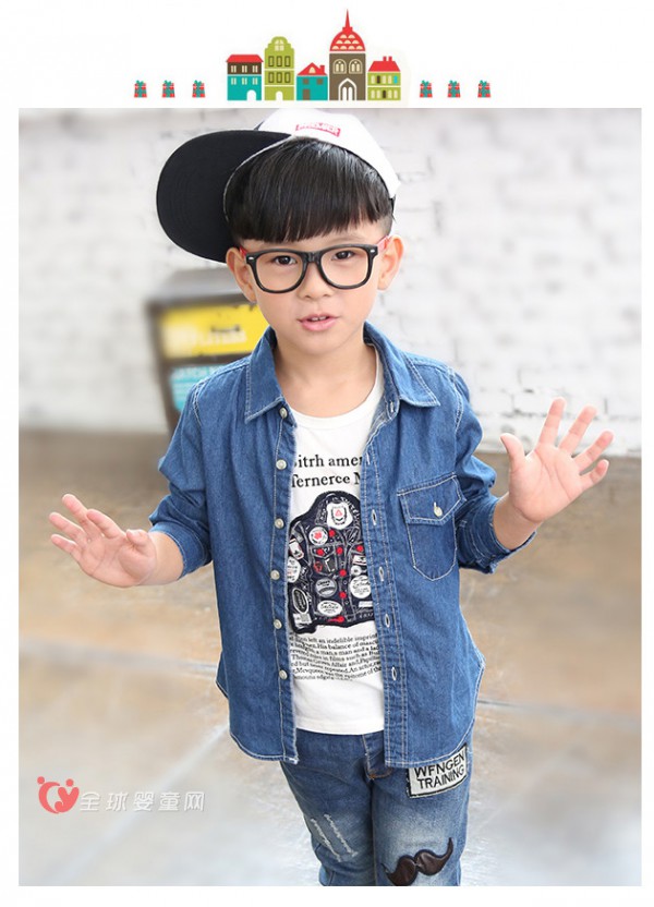 孩子冬季穿什么衬衫 哈森丹尼牛仔长袖衬衫怎么样