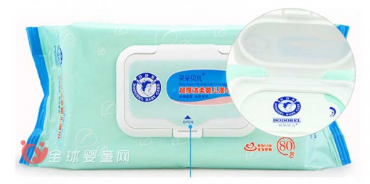 朵朵贝儿超厚洁柔婴儿湿巾 清洁宝宝娇嫩肌肤