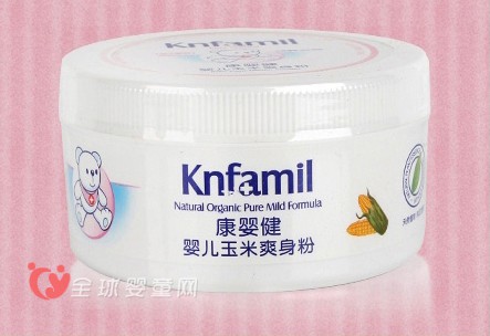 康婴健婴儿玉米爽身粉 宝宝肌肤享受呵护