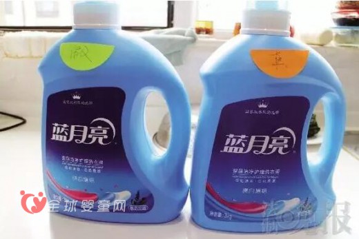 数千箱高仿名牌洗衣液流向市场  蓝月亮、好太太、奥妙洗衣液中枪
