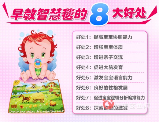 麦迪熊婴幼儿音乐早教智慧毯：一边玩一边学的爬行毯