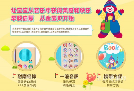 婴幼儿金宝贝音乐播放书：不放假的早教课堂