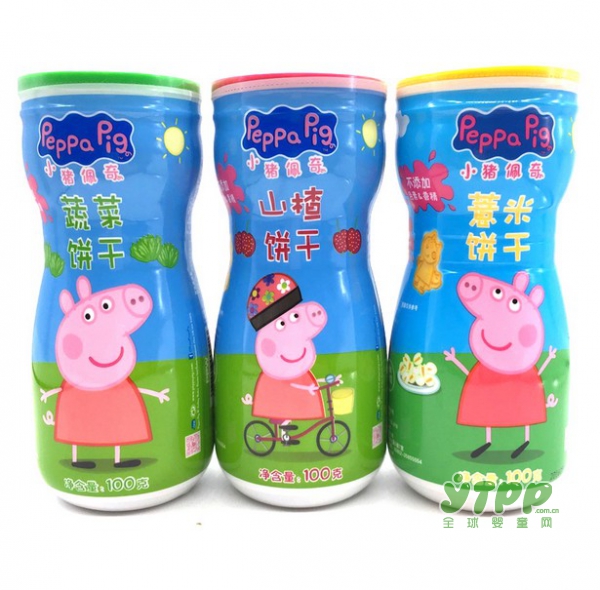 小猪佩奇粉红猪饼干  多口味果蔬更美味