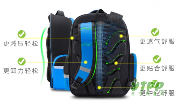韩国KK树5S健康护脊书包  让宝贝昂首阔步走向知识的新殿堂