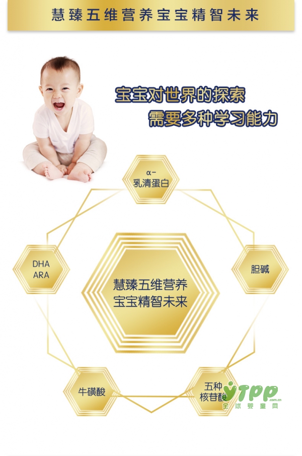 Ofmom妈咪爱慧乳基宝宝配方奶粉   慧臻五维营养 宝宝精智未来