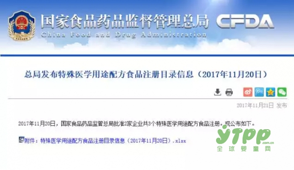 喜报！“特配粉”首批注册名单出炉：雅培、达能抢得先机