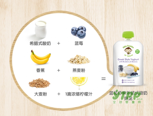 LittleFreddie小皮多口味酸奶果泥  享受没有香精明胶的香醇口感