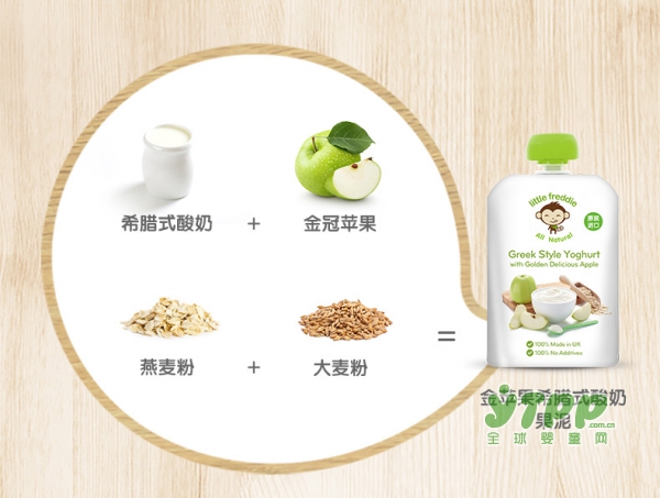 LittleFreddie小皮多口味酸奶果泥  享受没有香精明胶的香醇口感