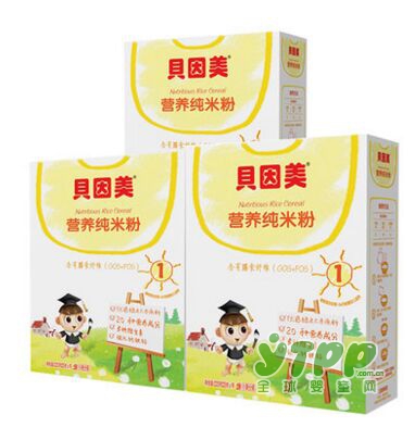 贝因美宝宝营养米粉  GOS+FOS膳食纤维维持正常的肠道功能