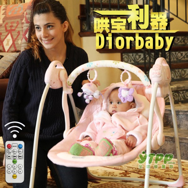 迪奥贝莱婴儿多功能电动摇椅 宝宝的睡眠健康就交给它啦