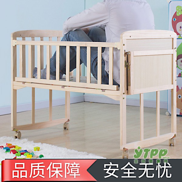 贝力兹实木多功能婴儿床 好品质信得过