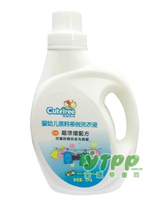 天使森林婴幼儿茶籽多效洗衣液   洗衣护衣多效合一