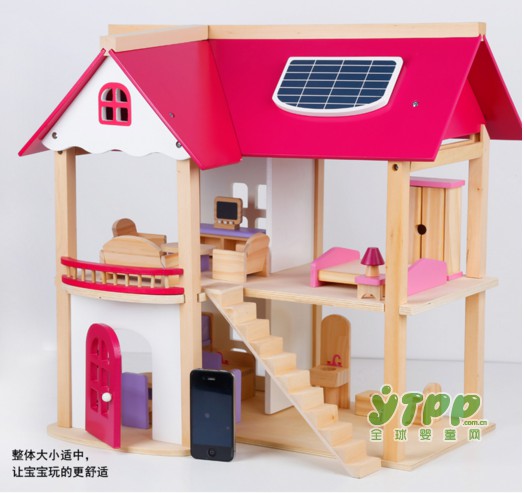 创意DIY粉色娃娃房   让孩子充分体验如何当个小主人