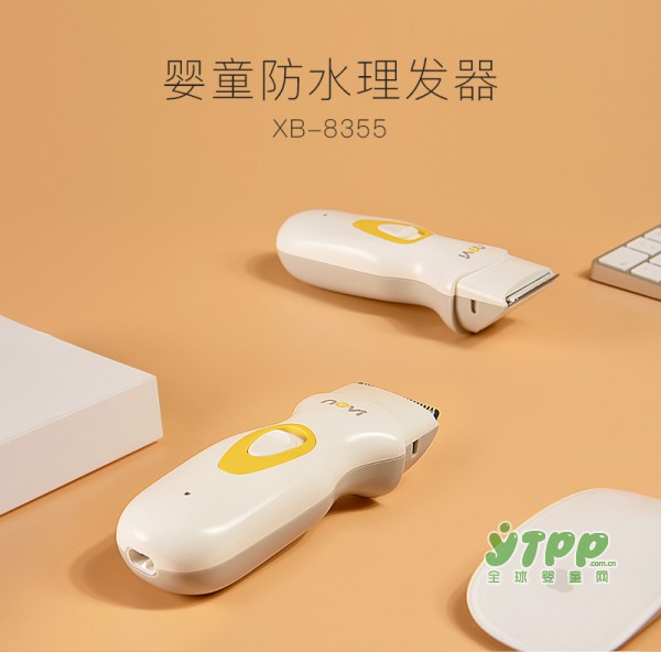 新贝婴童防水理发器 不卡发 理发像梳头一样简单便捷