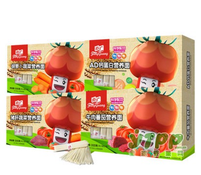 方广钙铁锌营养婴儿辅食面  面体柔软加营养  美味无需调料