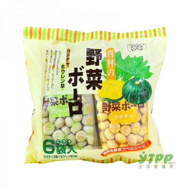 西村宝宝混合蔬菜小馒头饼干  承载回忆的美味更健康