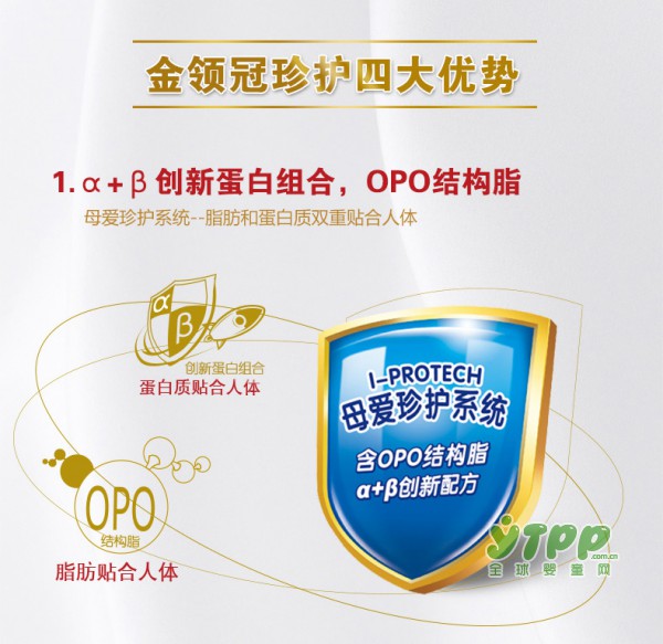 伊利奶粉金领冠珍护配方奶粉  给宝宝母爱般的贴心呵护