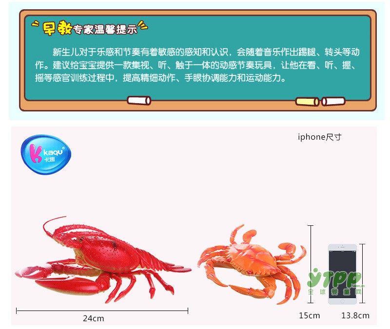 卡趣发生玩具：海洋生物系列  适合3-12岁儿童玩耍