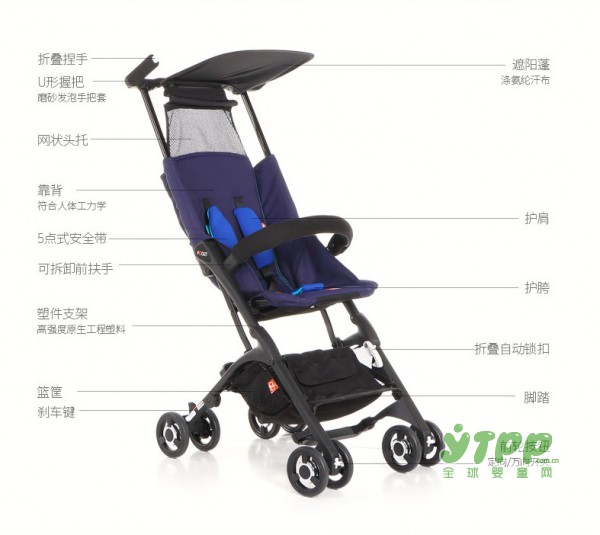 什么样的婴儿车才适合旅行？  让好孩子口袋手推车来告诉你