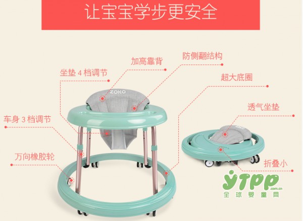 劣质学步车是宝宝早期“O”型腿的诱因