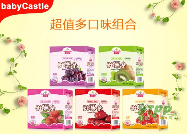 婴尔堡鲜果条超值多口味组合   适合孩子们的小零食
