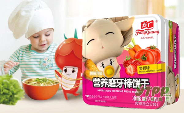 如何帮助宝宝渡过长牙阶段  方广婴儿果蔬磨牙棒饼干营养又美味