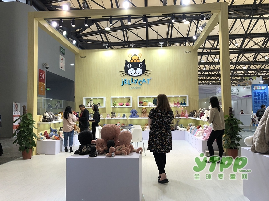 英国豪华毛绒玩具品牌jELLYCAT亮相2018中国玩具展