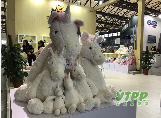 英国豪华毛绒玩具品牌jELLYCAT亮相2018中国玩具展