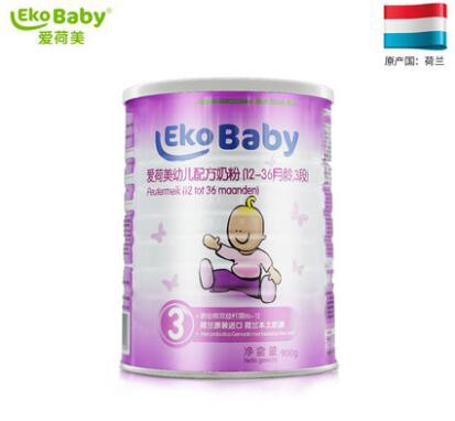 EkoBaby爱荷美婴儿配方奶粉   开发宝宝多元智力发育