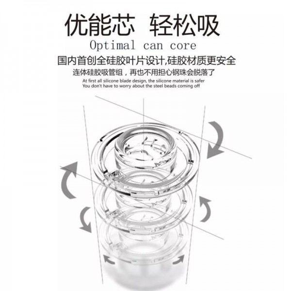 贝优能带柄自动宽口PPSU奶瓶 让宝宝安心舒适的喝奶