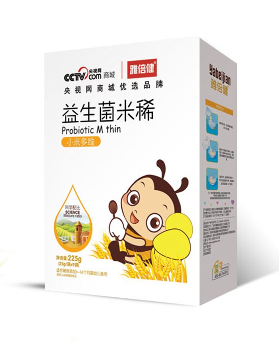 雅倍健益生菌米稀：半酶解工艺适合宝宝新型营养辅食