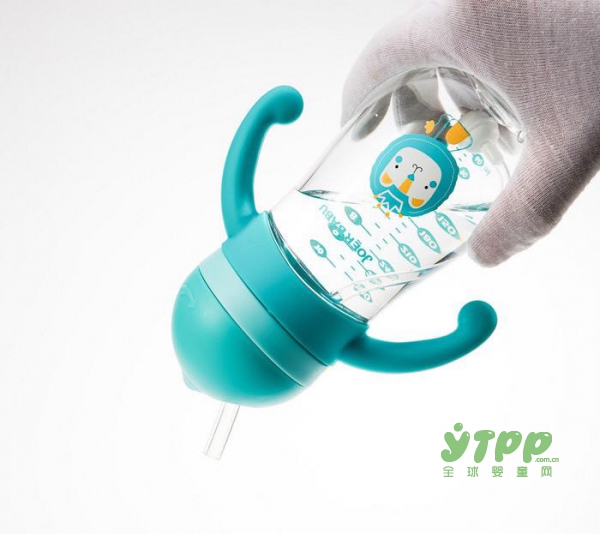 小袋鼠巴布硅胶手柄吸管杯炫彩升级 2018火爆来袭