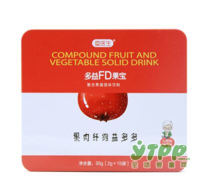 童医生儿童复合果蔬果汁粉    健脾益胃•消积化滞