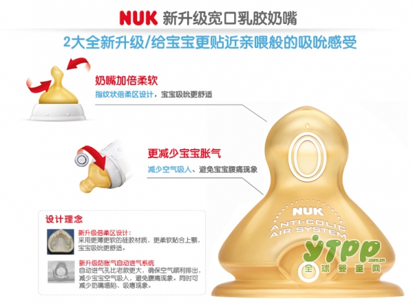 乳胶奶嘴好用吗 德国NUK婴儿宽口径仿真乳胶奶嘴